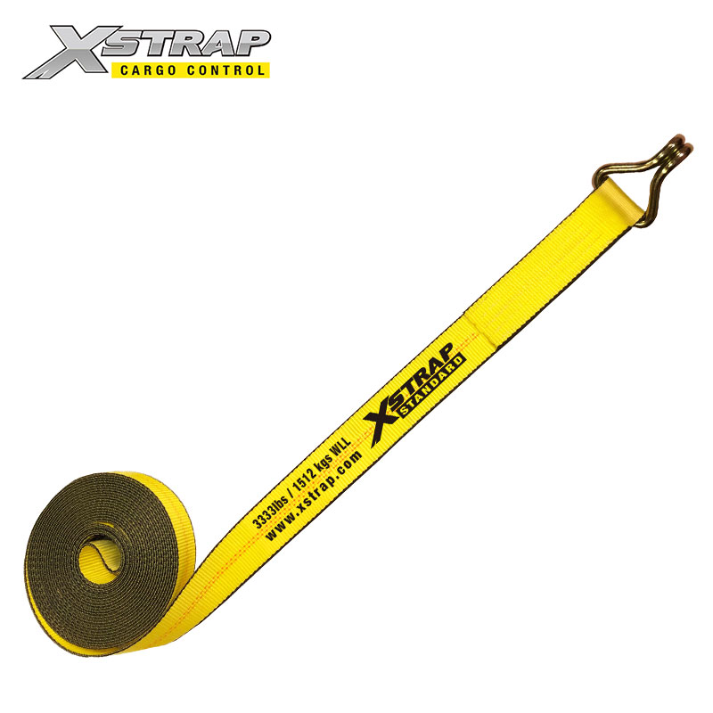 61854-Standard 2 inch winch straps with wire hooks