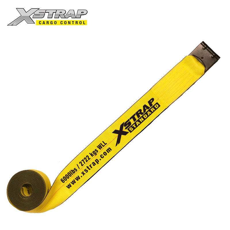 61874-Standard 4 inch winch straps with flat hook