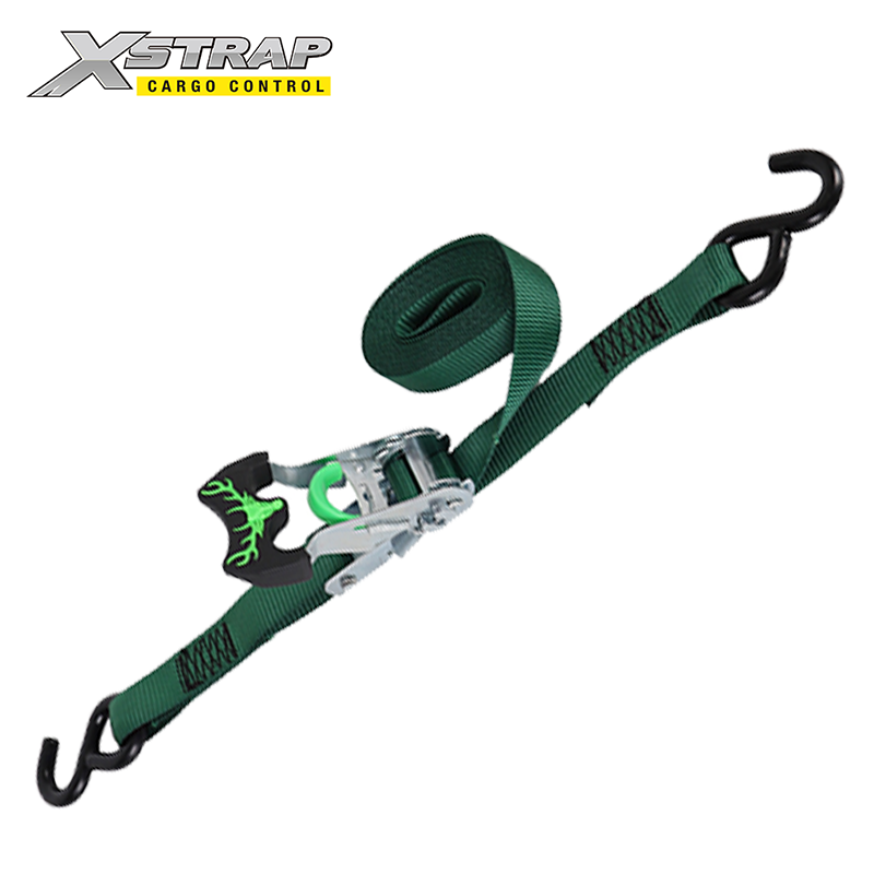 61424-27mm Ratchet straps with S hooks