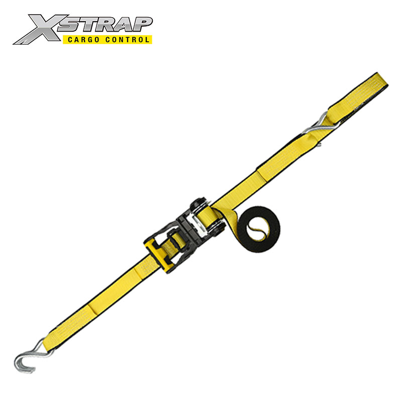61186--38mm Ratchet straps with double J hooks