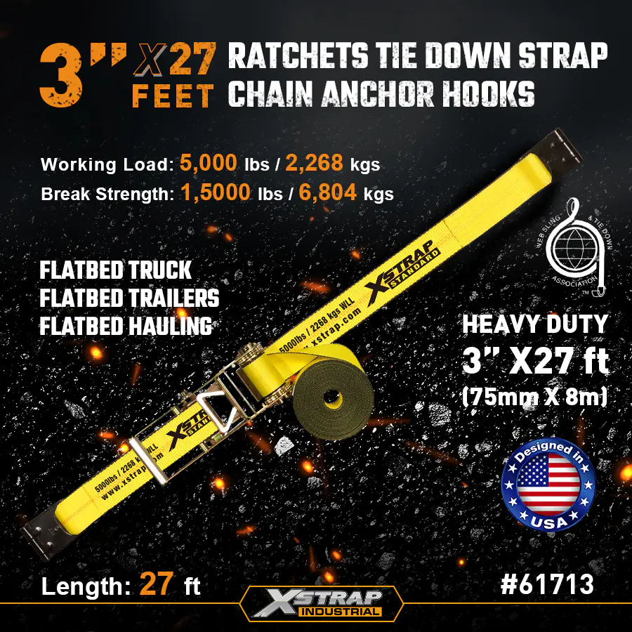 3 Inch Ratchet Straps