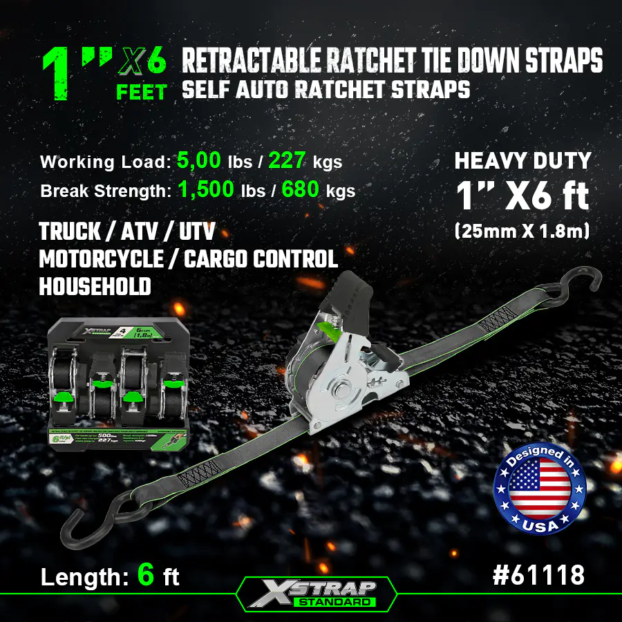 Ratchet Tie Down Standard Duty