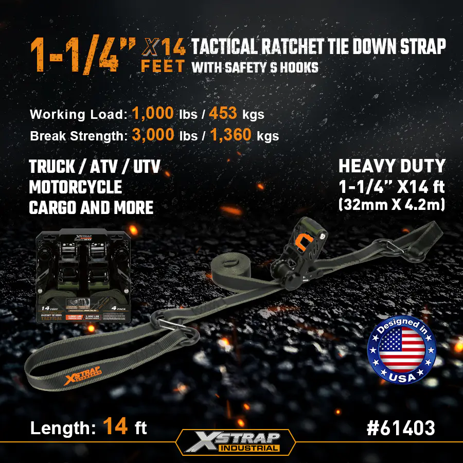 Ratchet Tie Down Super Duty