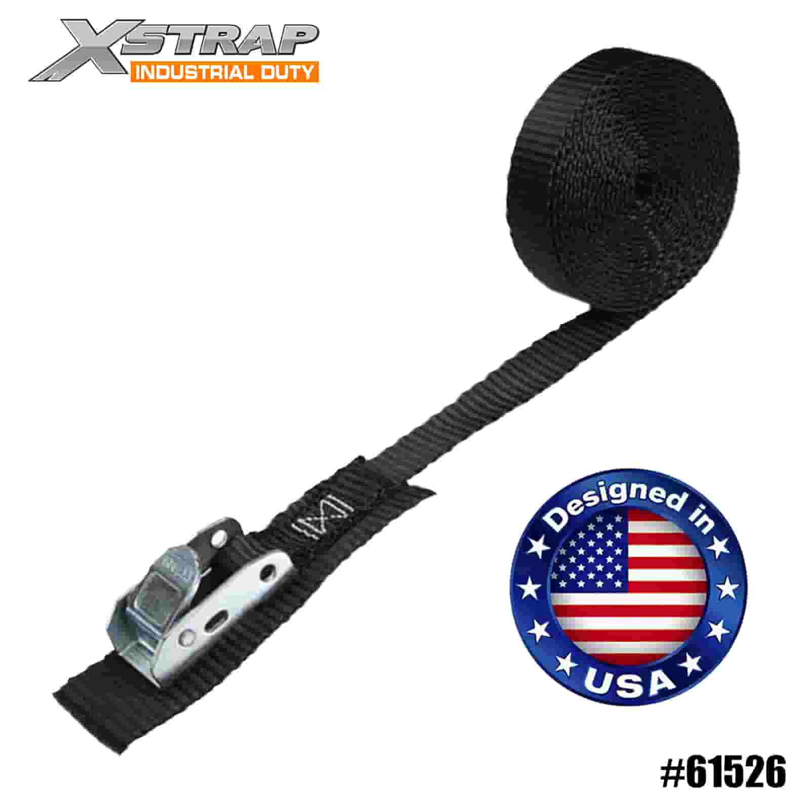 Xstrap 61526 1” x 6’ Endless Cam Strap with Wear Pad 400lb SWL