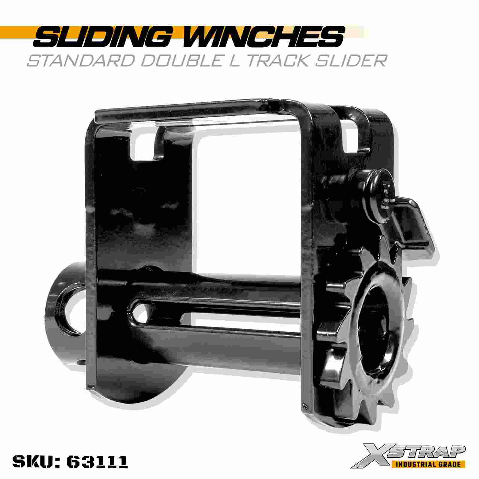 Xstrap 63111 Sliding Winch Side-Mount Low Profile, Portable with 2 Set Screws Break Strength 16,500 lbs 
