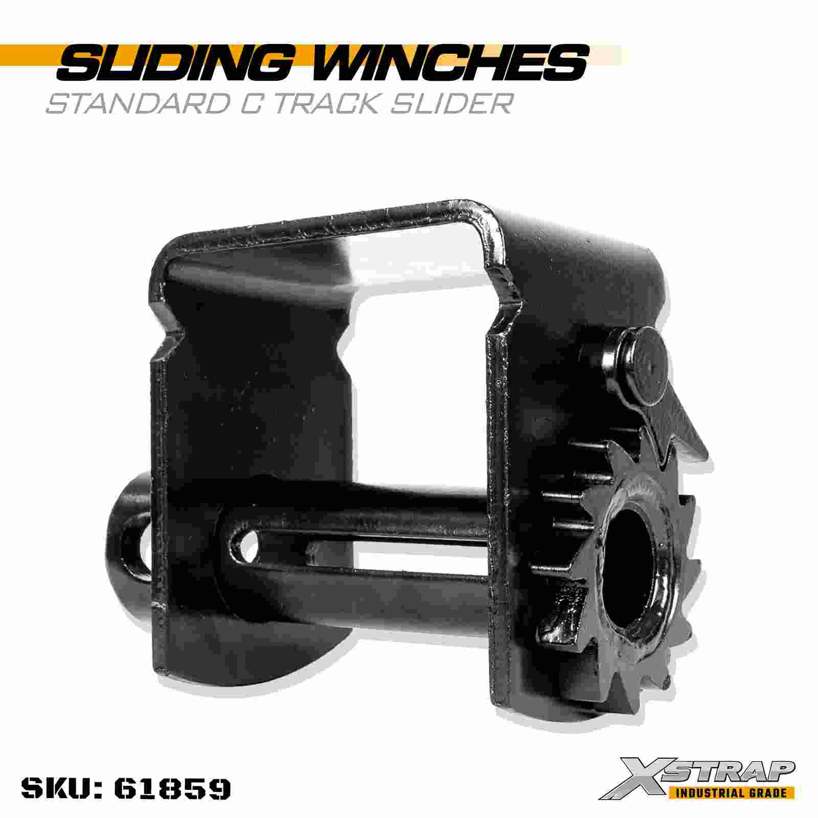 Xstrap 61859 Sliding Winch Standard C-Track Slider Break Strength 16,500 lbs