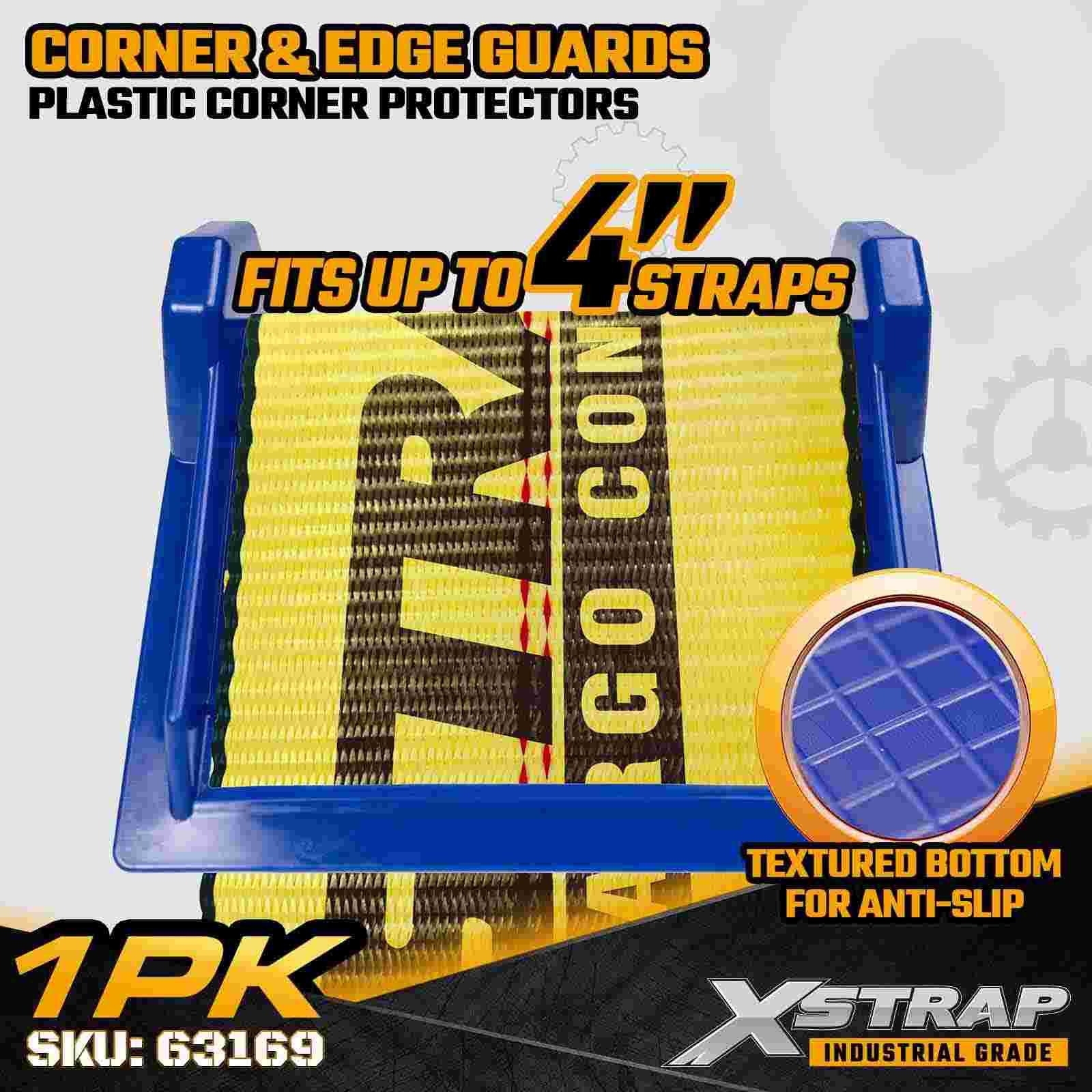 Xstrap 63169 High Density Polymer Corner Protectors For Up to 4