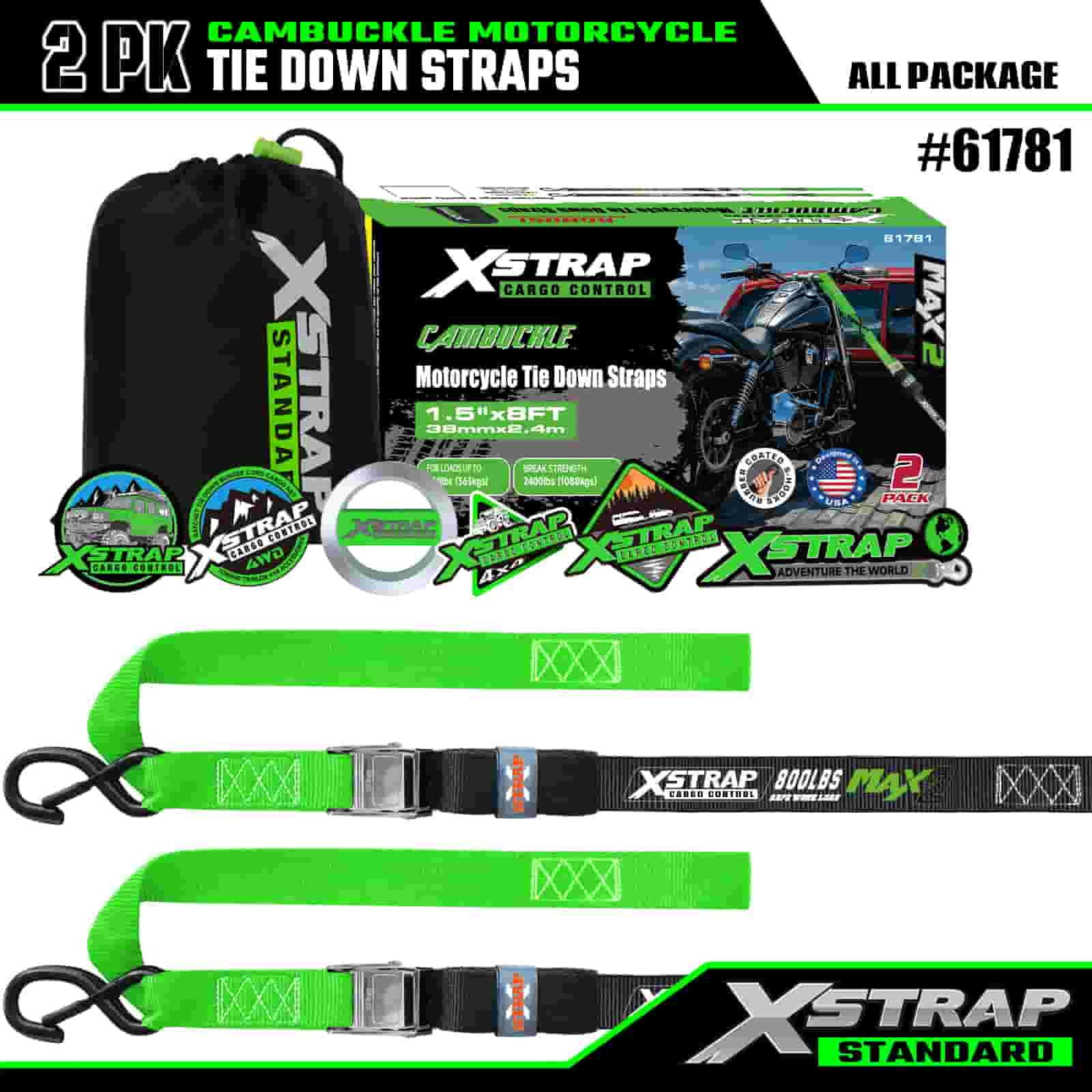 Xstrap 61781 2PK 1-1/2