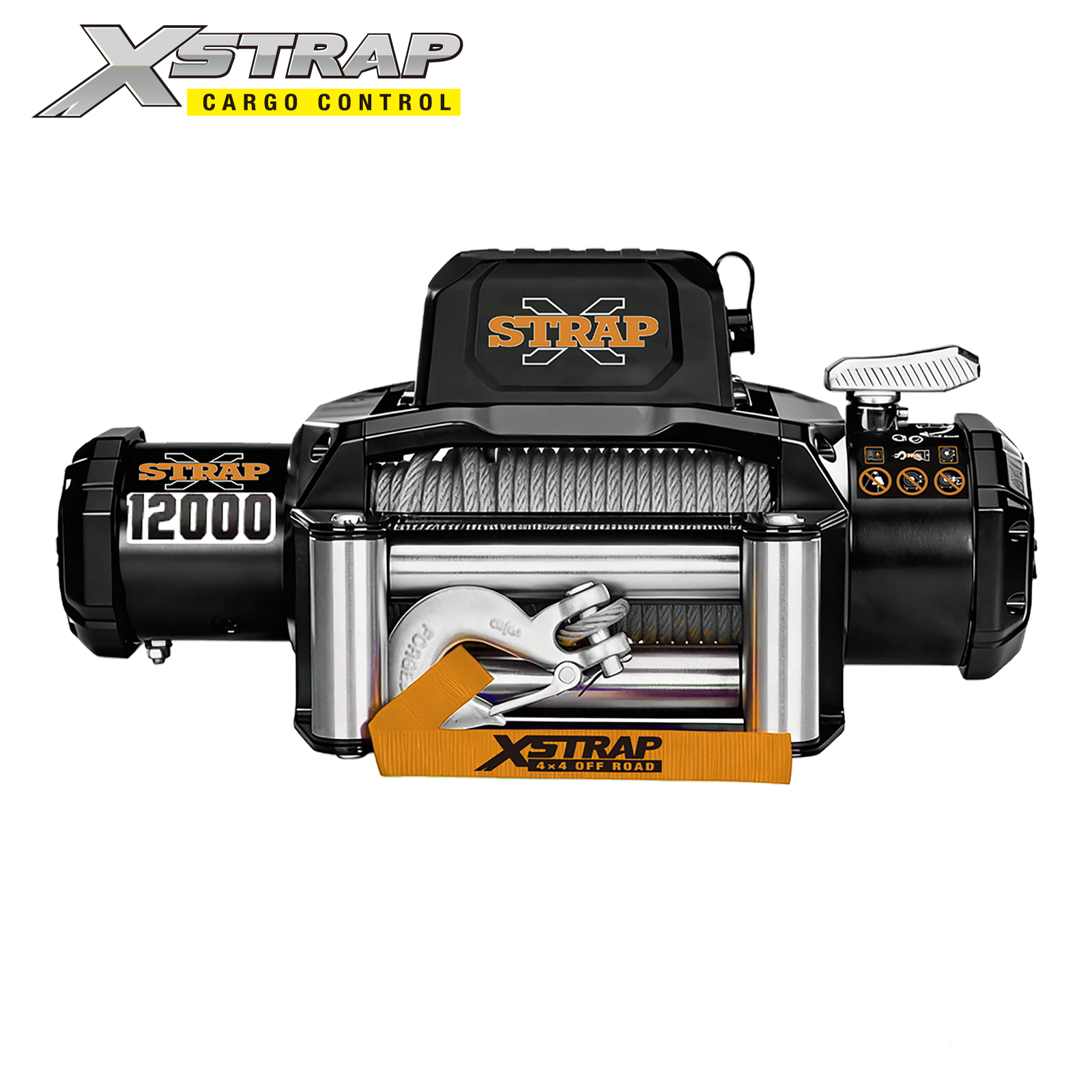 Xstrap 47201 12,000 LB. Truck/Suv Winch With Wire Rope