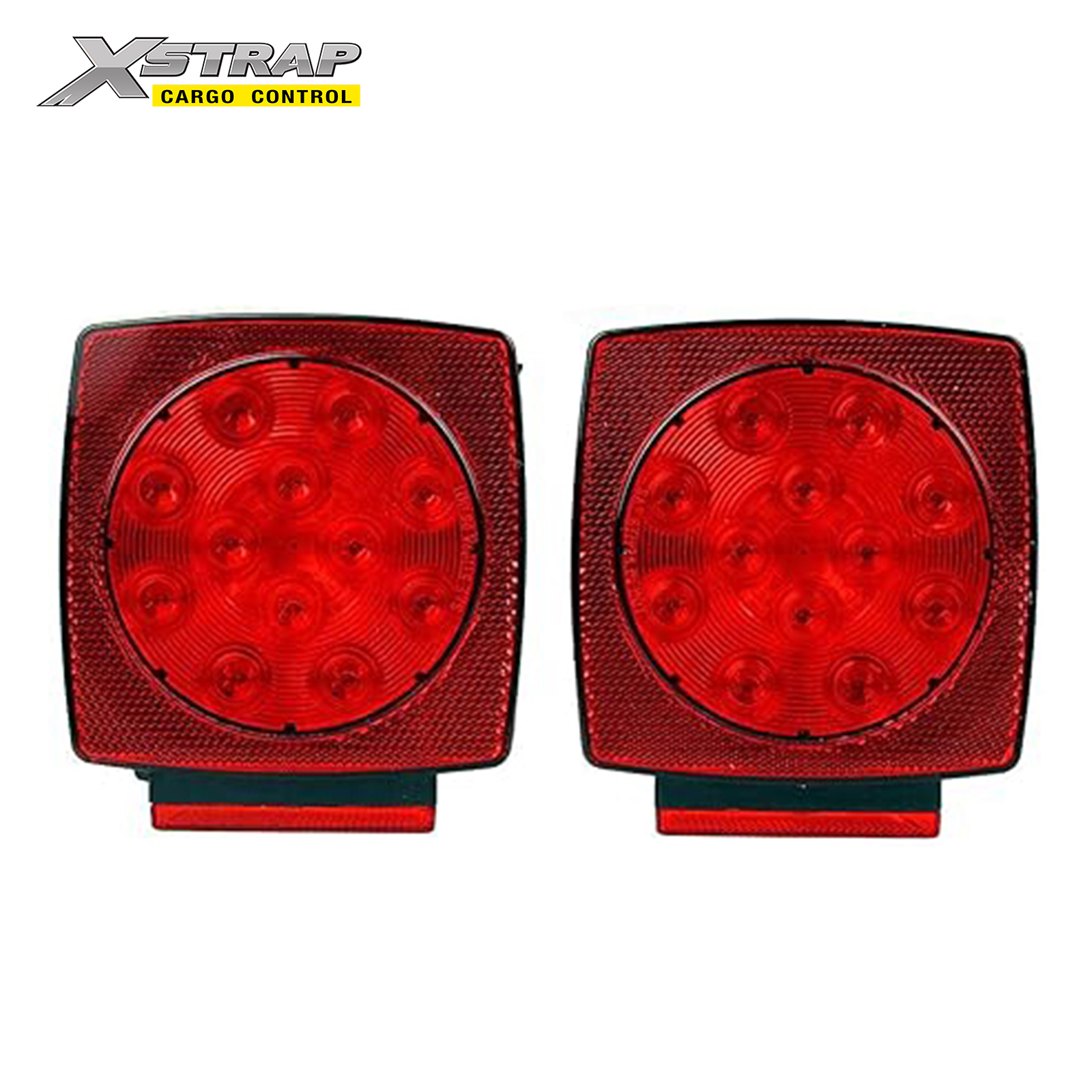 Xstrap 49164 12V Submersible Square Led Trailer Lights