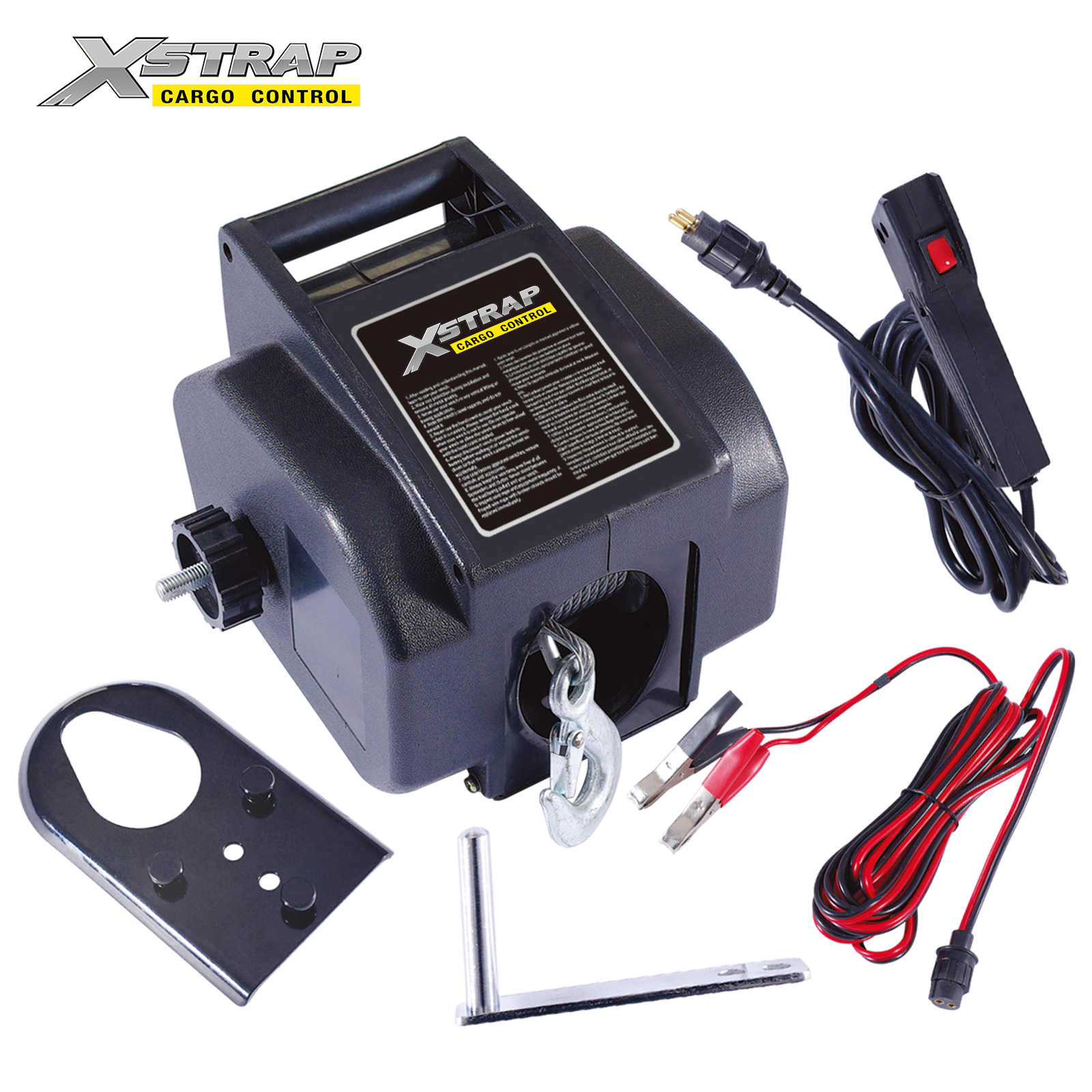 Xstrap 12V DC 2,000 LB. ELECTRIC BOAT WINCH