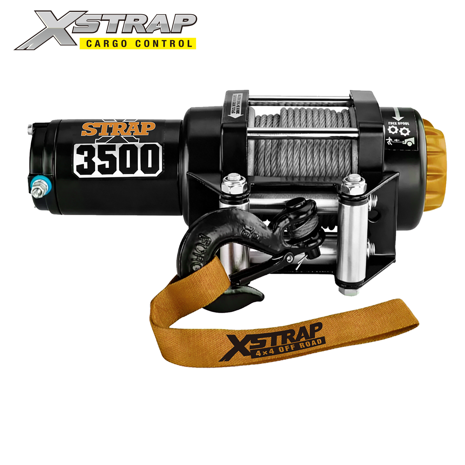 Xstrap 47208 3,500 LB ATV/UTV Winch with Wire Rope
