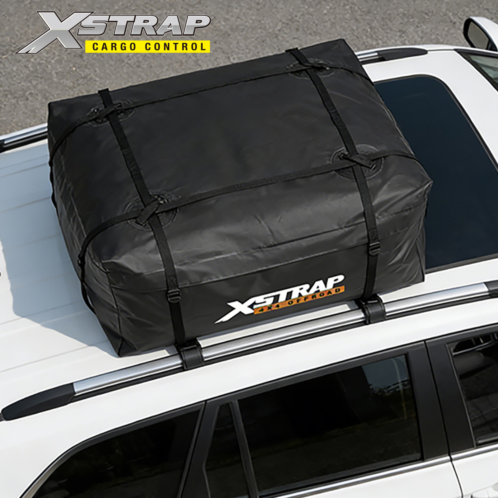 Xstrap 44013 15 Cubic Feet Waterproof Soft-Sided Roof Rack Cargo Bag